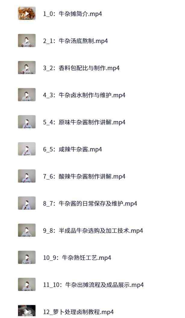 原味牛杂摆摊开店攻略全套课 TC辅助网www.tcsq1.com1445