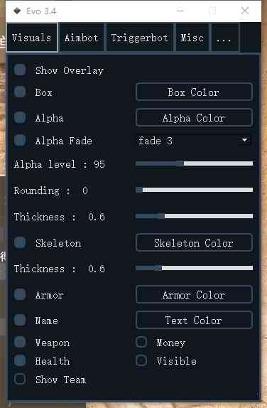CS2-EVO v3.4自喵透視自动扳机 TC辅助网www.tcsq1.com6033